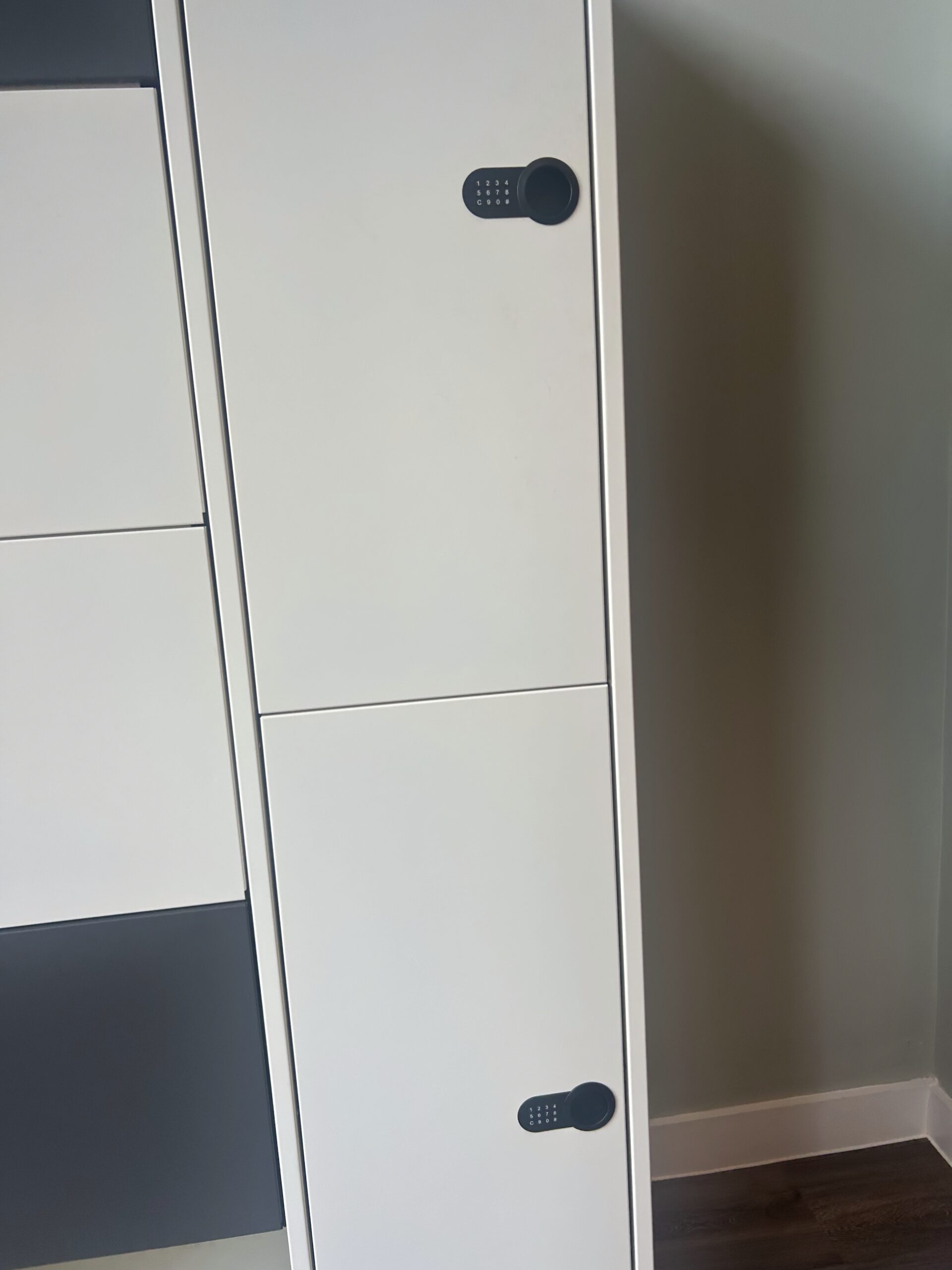 Lista Office LO Guard Locker tall bay with two pin code keypad locks